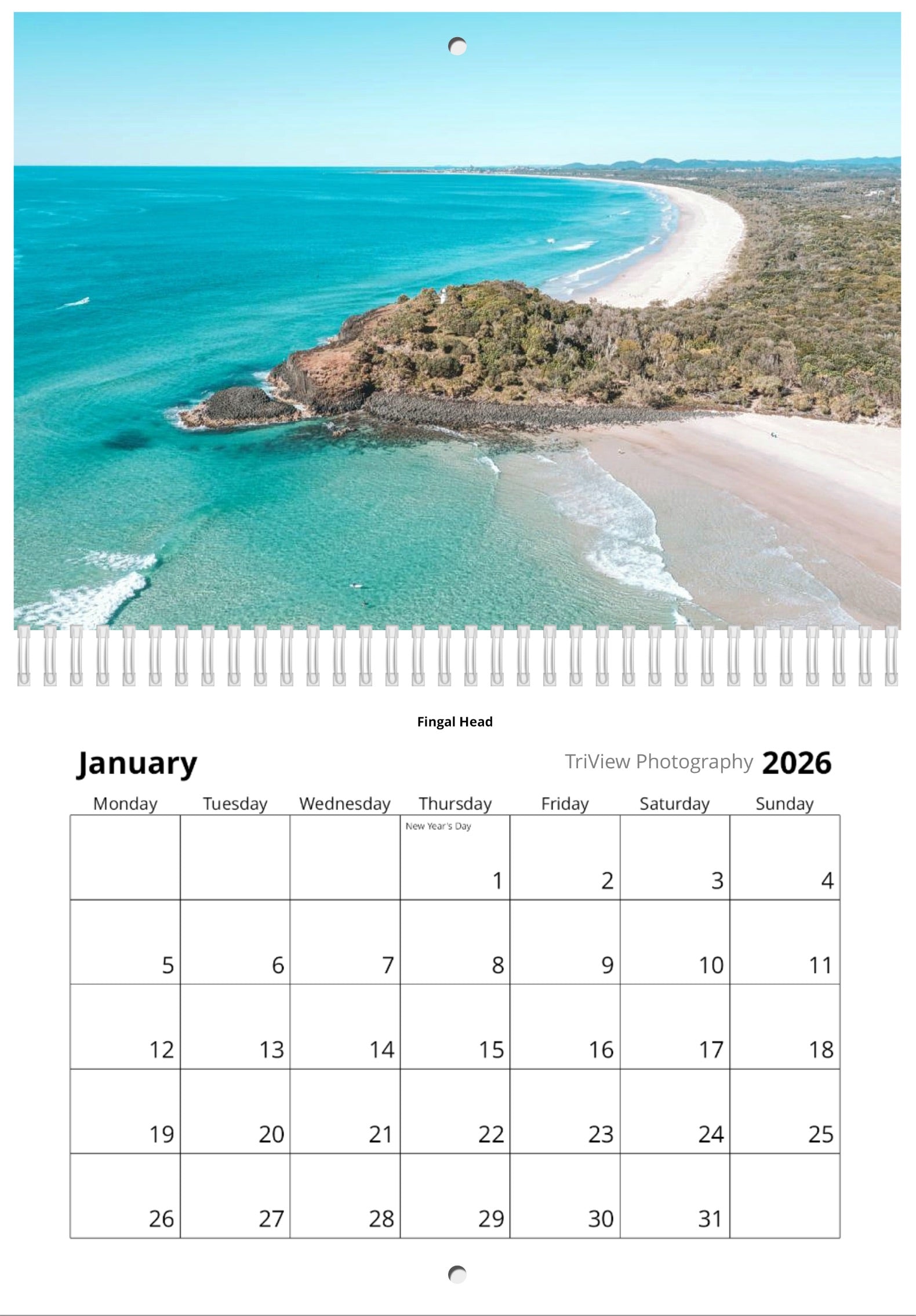 2026 Northern Rivers Calendar