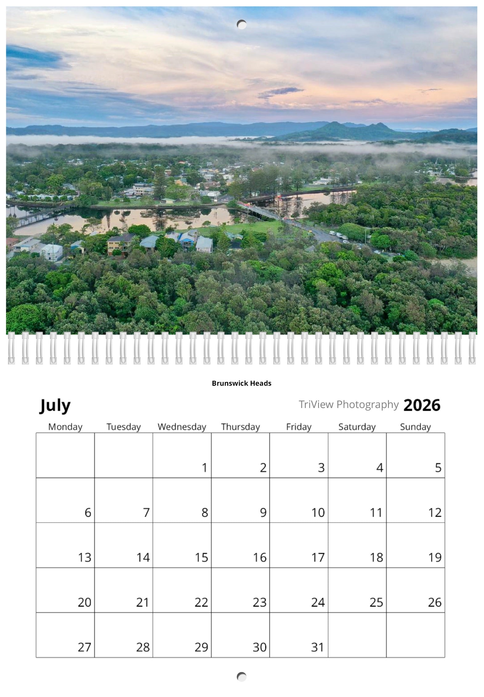 2026 Northern Rivers Calendar