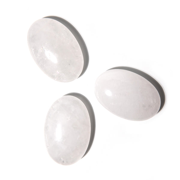 Clear Quartz Palm Stone