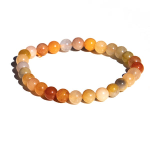 Orange Agate Bracelet