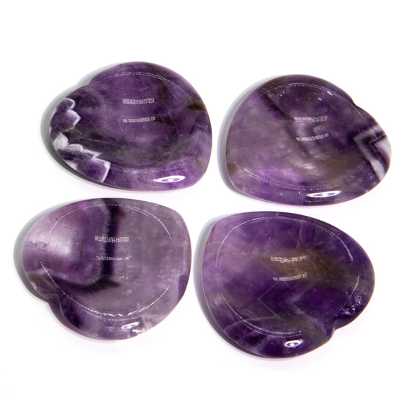 Heart Worry Stone - Dream Amethyst