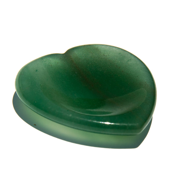 Heart Worry Stone - Green Adventurine
