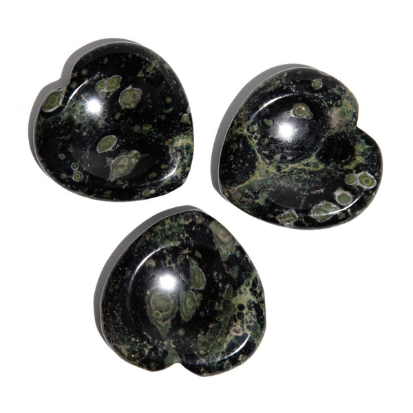 Heart Worry Stone - Kambaba Jasper