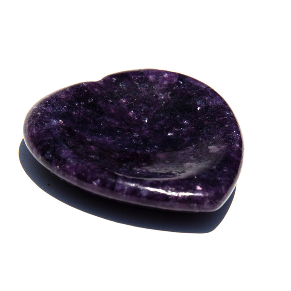 Heart Worry Stone - Lepidolite