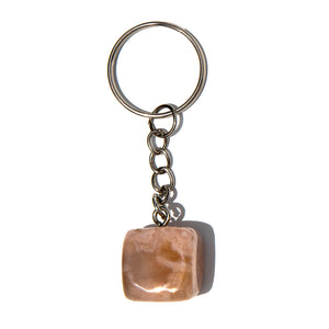 Key Chain Cube - Sakura Agate