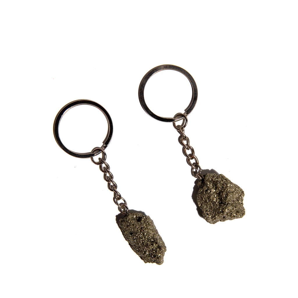 Key Chain - Raw Pyrite