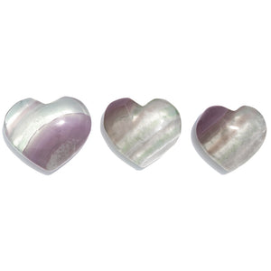 Lavender Fluorite Heart