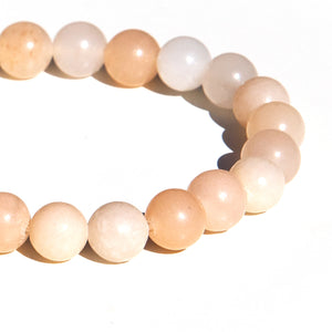 Peach Calcite Bracelet