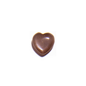 Peach Moonstone Heart - Mini