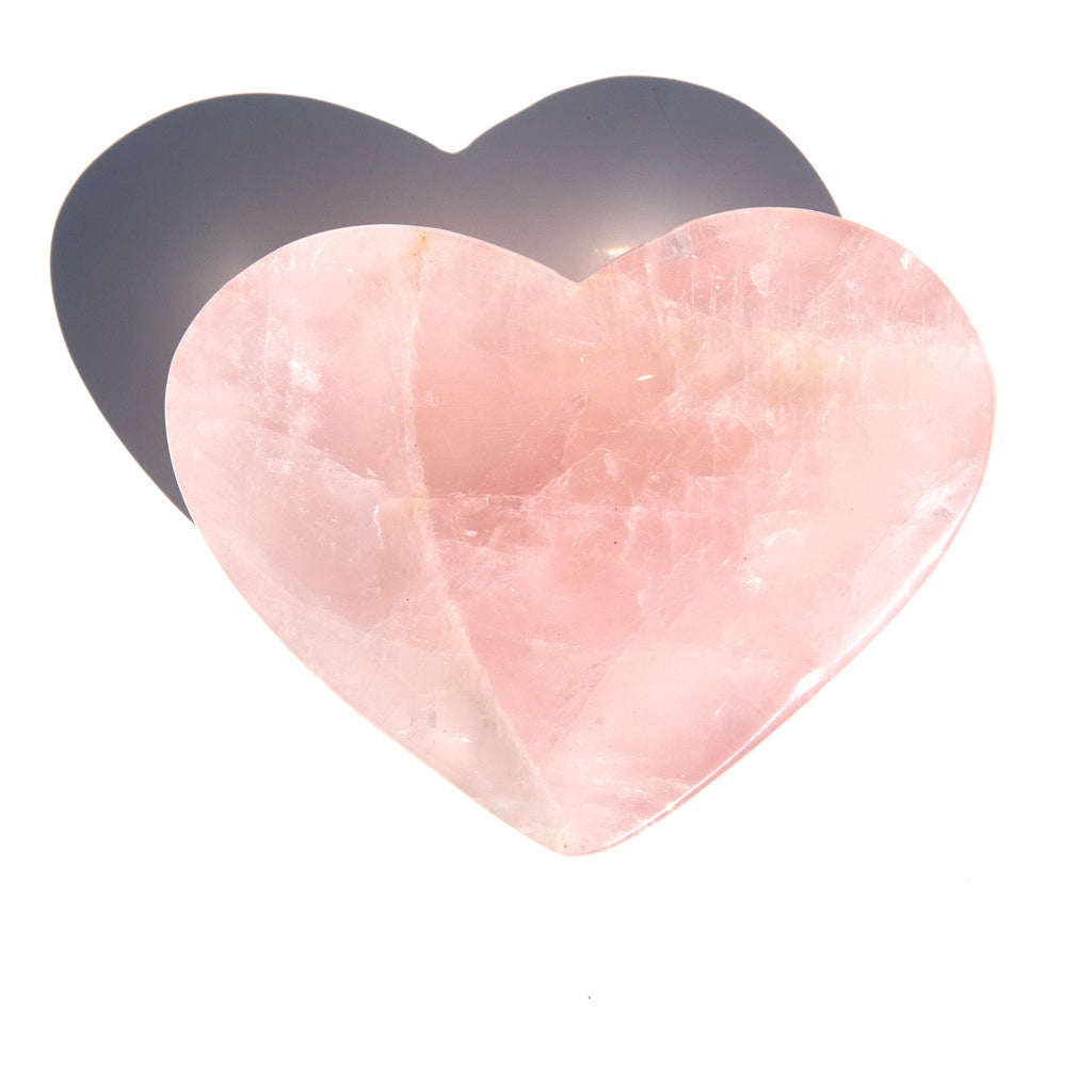 Rose Quartz Heart Dish