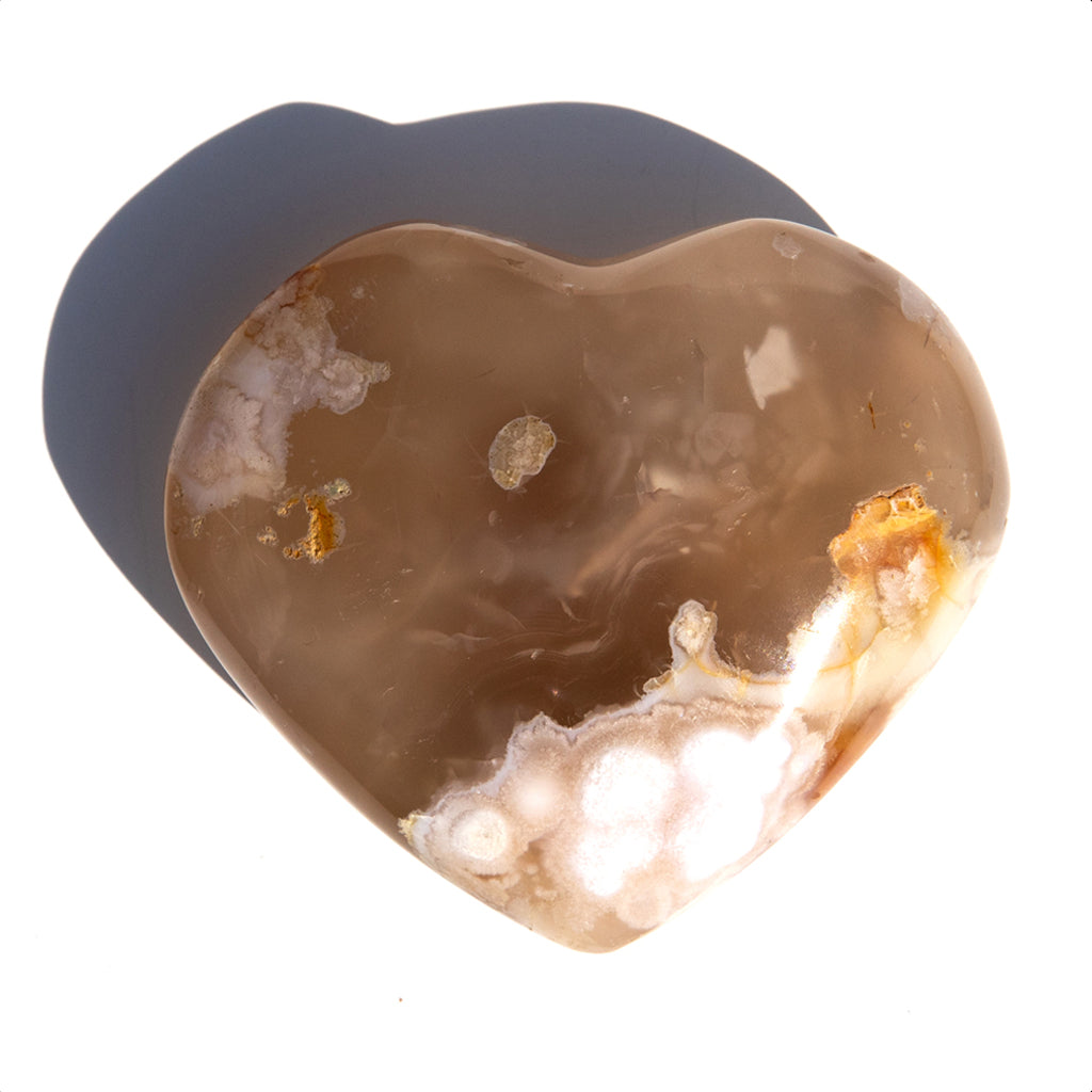 Sakura Agate Heart - Blossom