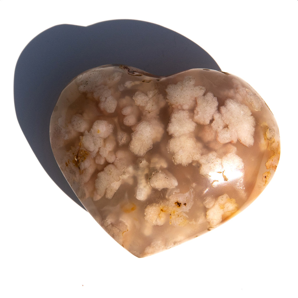 Sakura Agate Heart - Petal