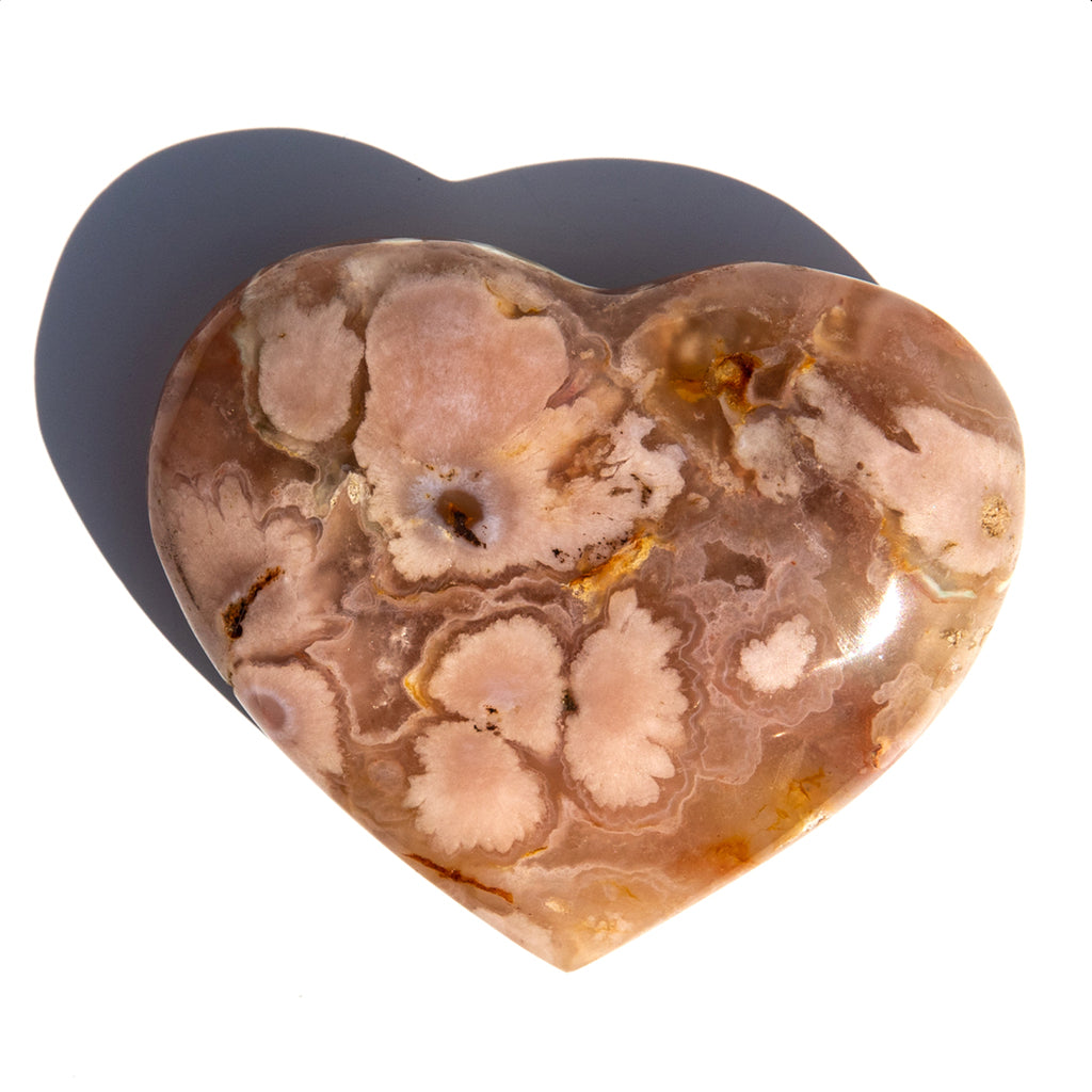 Sakura Agate Heart - Bloom