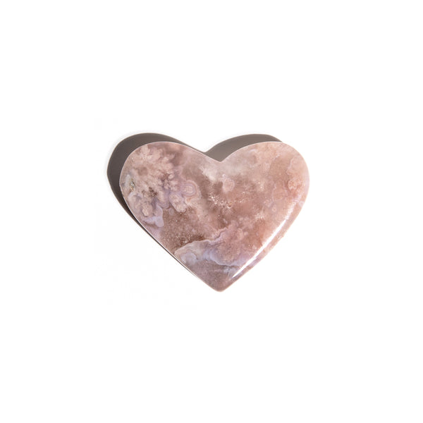 Sakura Agate Heart - Lavender Haze