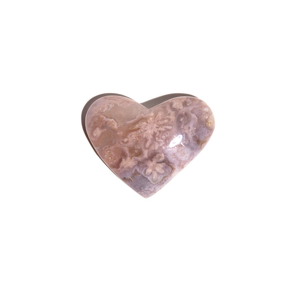 Sakura Agate Heart - Lavender Haze