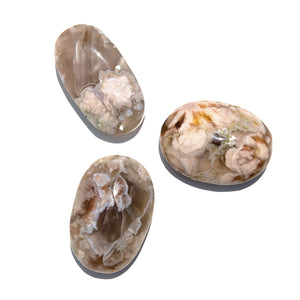 Sakura Agate Palm Stone