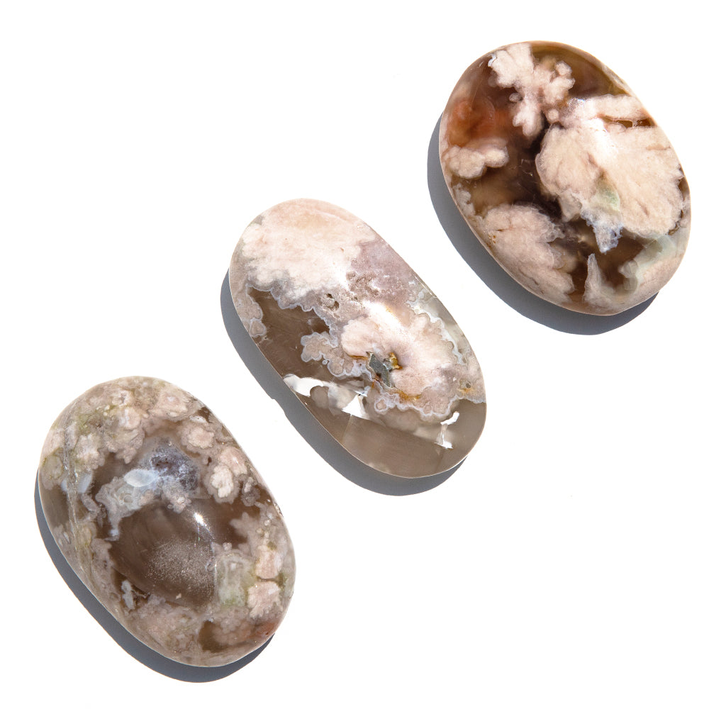 Sakura Agate Palm Stone