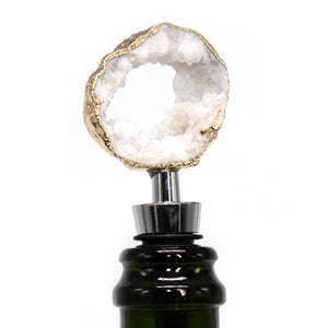 Sugar Quartz Round Bottle Stopper