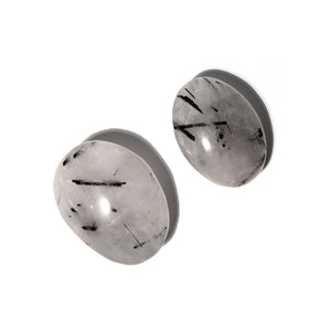 Tourmalinated Quartz Pebble Stone