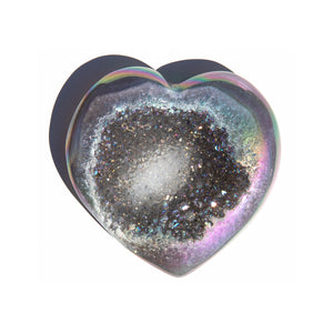 Aura Druzy Heart