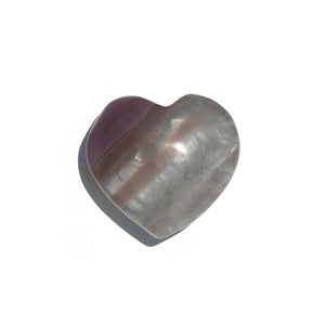 Lavender Fluorite Heart