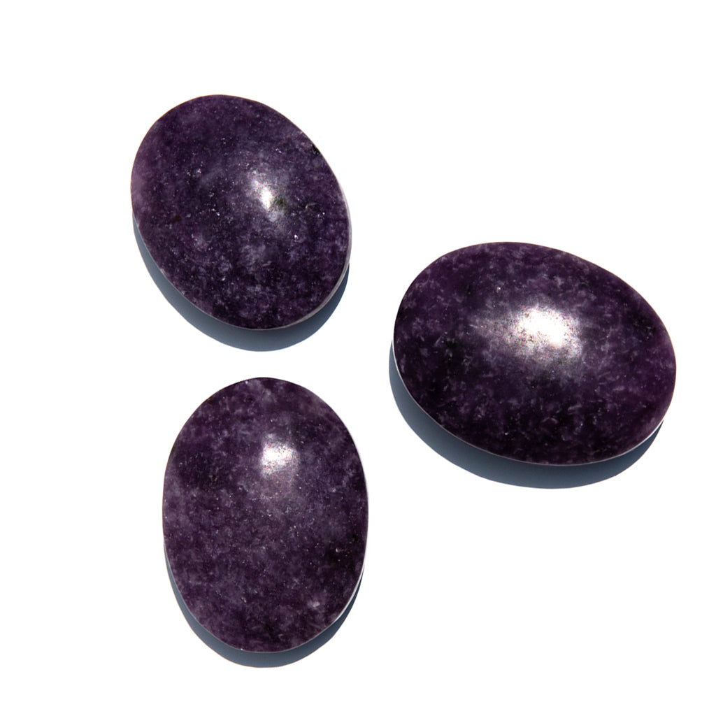 Lepidolite Palm Stone