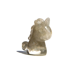 Crystal Chip Resin Unicorn - Moonstone